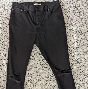 Levi's Cropped Skinny Wedgie Jeans